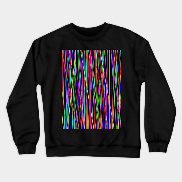 Lasers Crewneck Sweatshirt by LadybugDraws